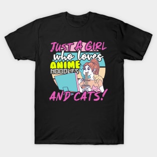 Anime & Cats T-Shirt